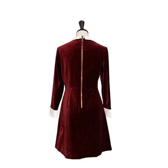 Ted Baker London Cheryl Velvet Collared Embellished Dress Size 2 - Picture 4 of 7